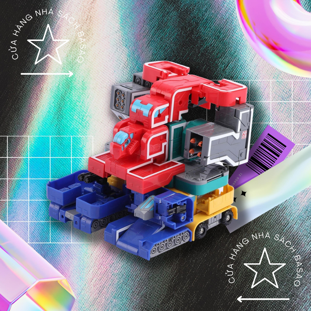 Đồ chơi lắp ráp robot đại chiến hình số EMCO series 2