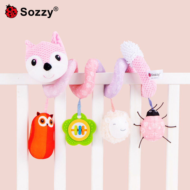 Đồ chơi treo xoắn ốc, đồ chơi treo cũi, đồ chơi treo xe đẩy Sozzy