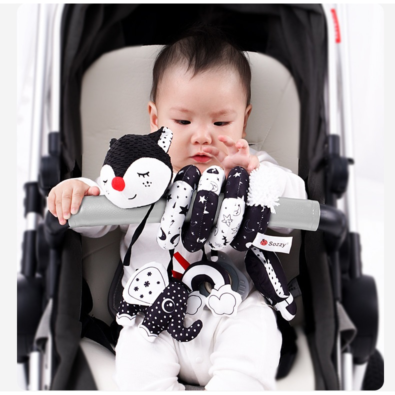 Đồ chơi treo xoắn ốc, đồ chơi treo cũi, đồ chơi treo xe đẩy Sozzy