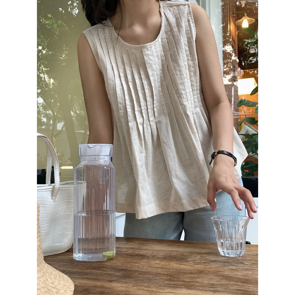 Áo sát nách li ngực bồng chân 6263 (W.M Studio)