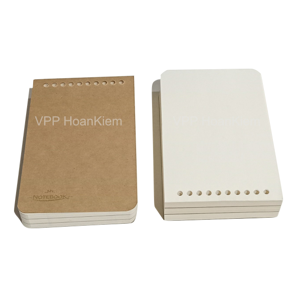 Sổ tay A6, 140 trang,  giấy 100gsm, gáy lò xo