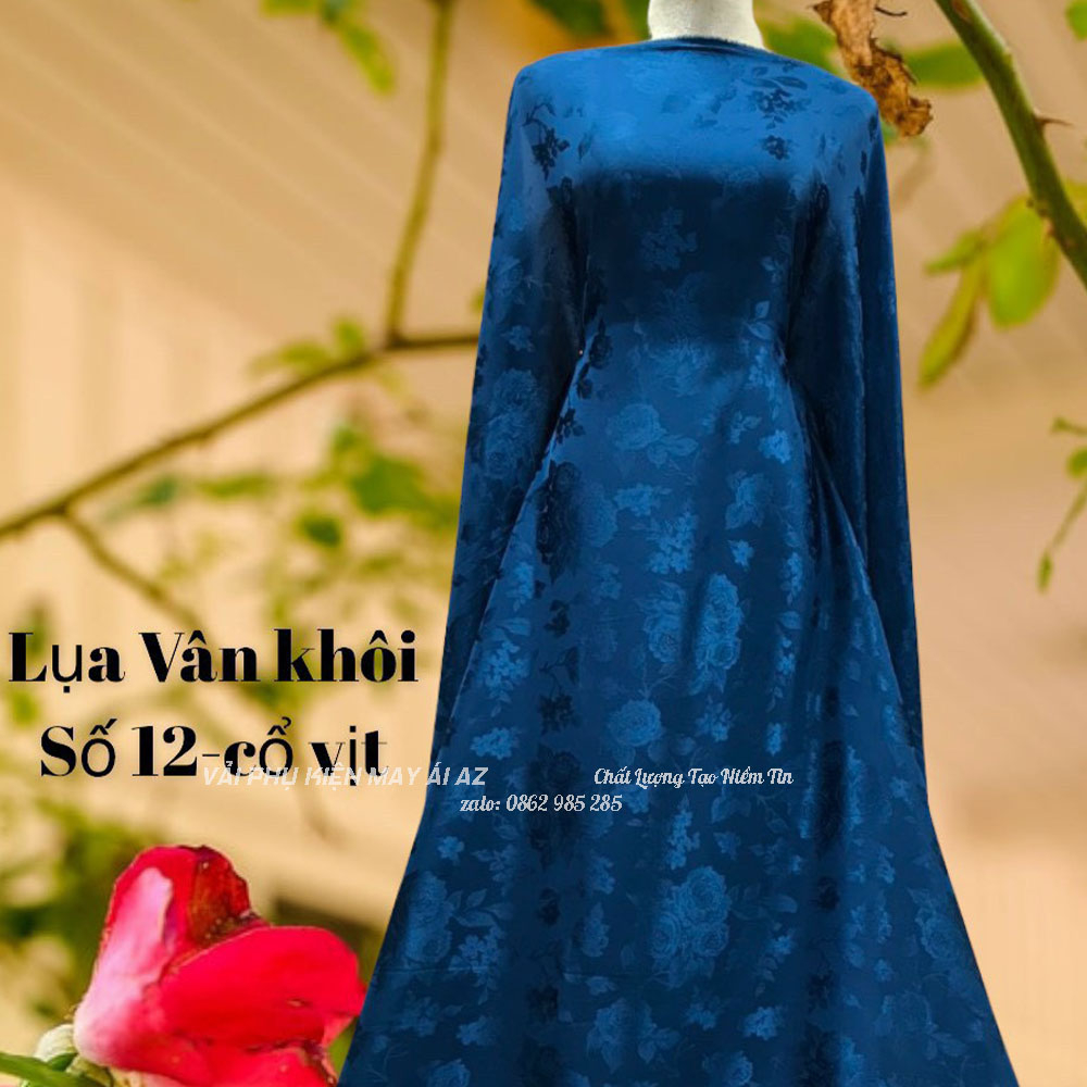 Vải Lụa Vân Hoa Hồng
