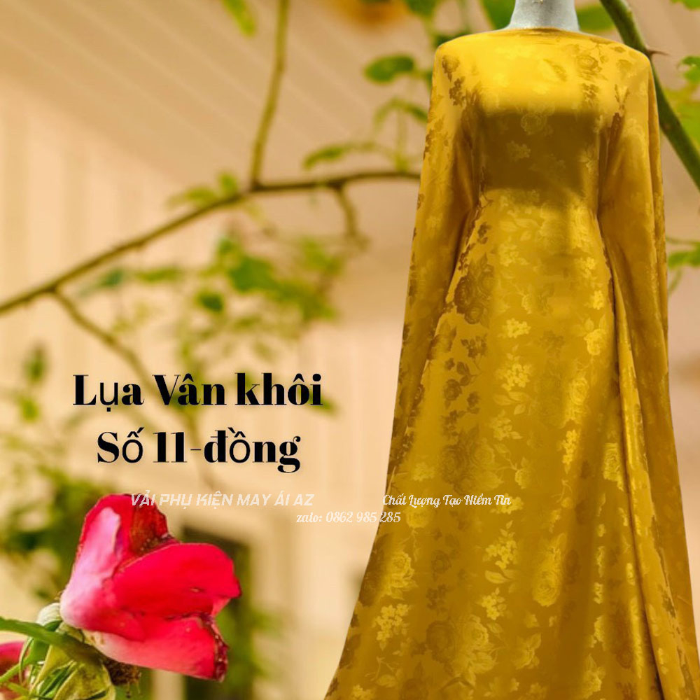 Vải Lụa Vân Hoa Hồng