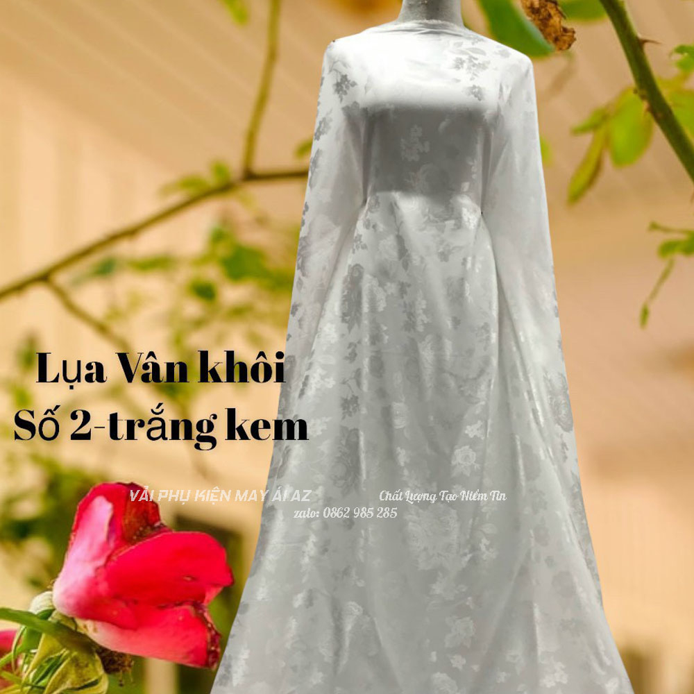 Vải Lụa Vân Hoa Hồng