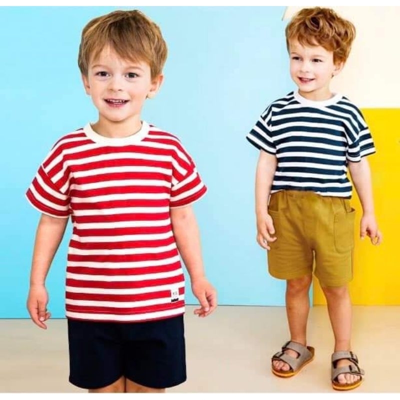 Bộ BT cotton Jelis kẻ ngang