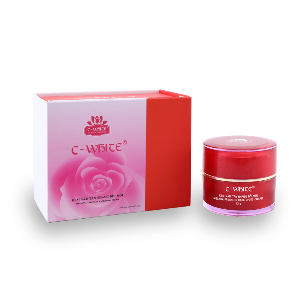 (Hàng giảm giá) C-White kem nám tàn nhang đồi mồi 12g