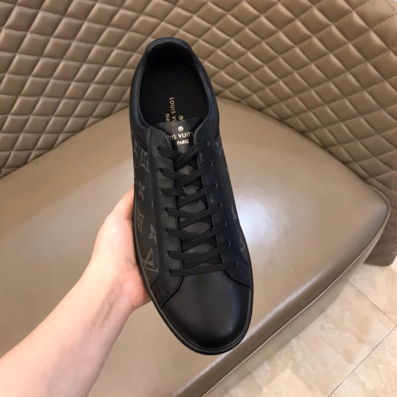 Giày thể thao/Sneaker nam cao cấp da thật mẫu mới LV LouisVuitton