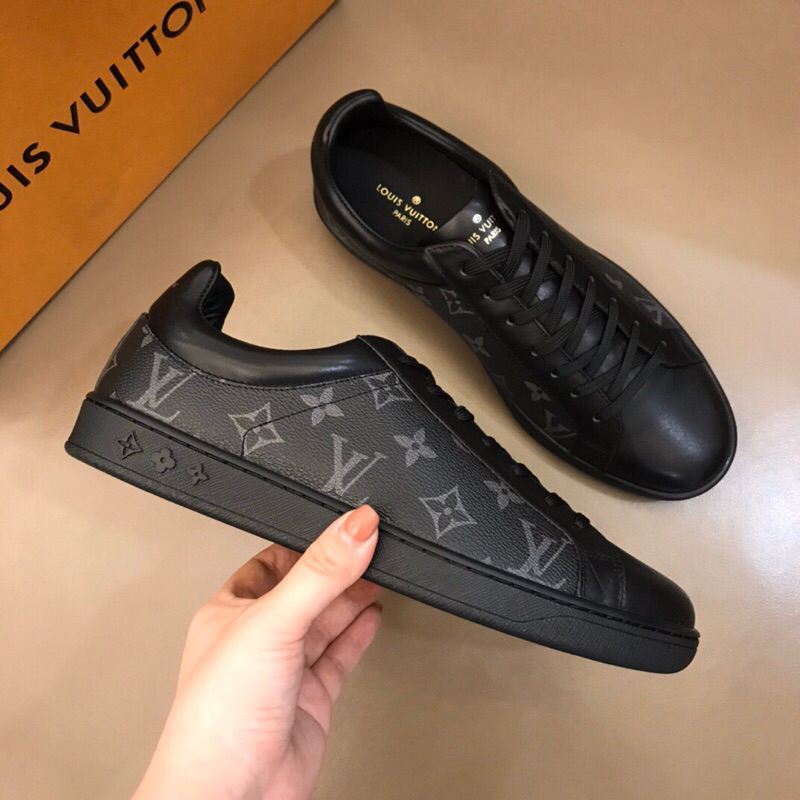 Giày thể thao/Sneaker nam cao cấp da thật mẫu mới LV LouisVuitton