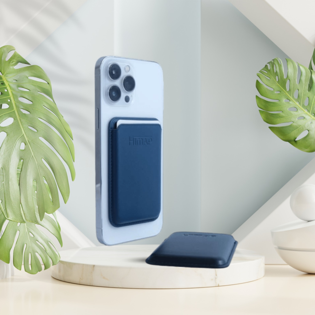 Ví Macsafe HIMAP từ tính không dây cho Smartphone đựng thẻ, card,cmtnd, thẻ bank