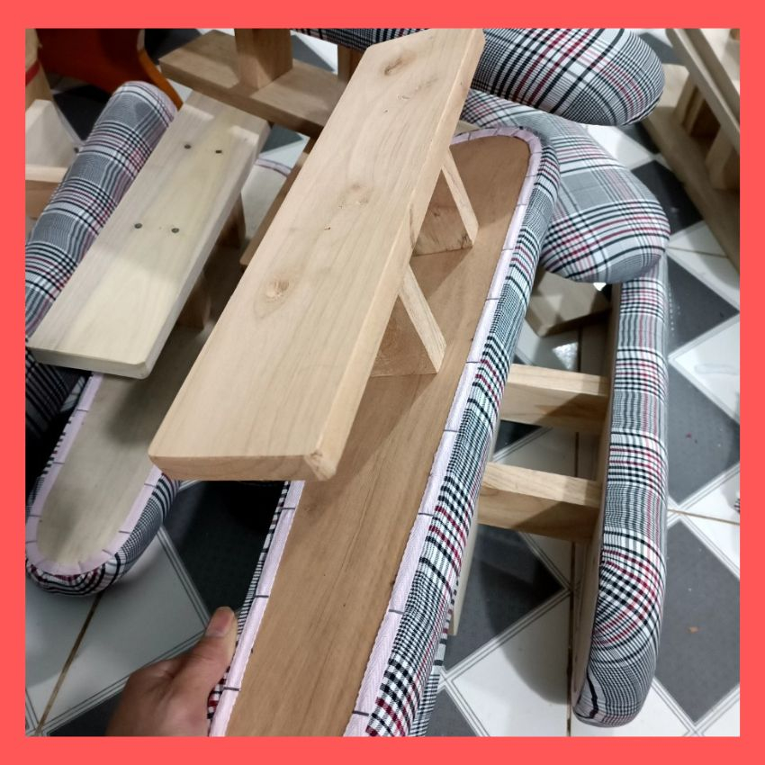 Gối là quần áo gỗ tự nhiên - ngựa ủi đồ