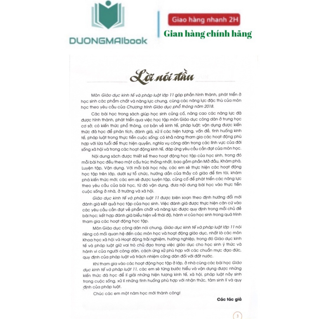 Sách - Giáo dục kinh tế và pháp luật 11 Cánh diều mới năm 2023