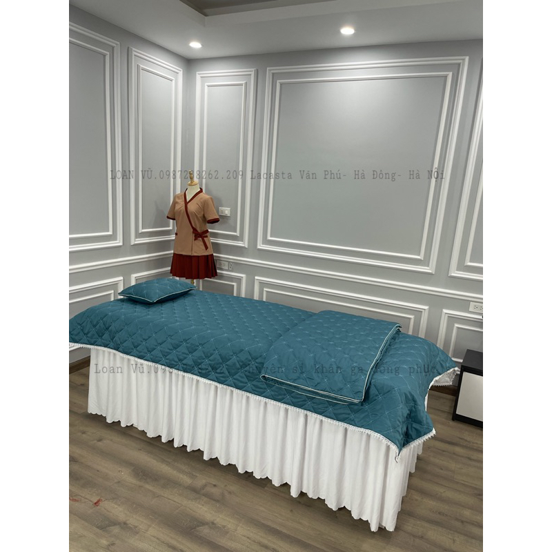 Tấm phủ cotton poli chần bông kích thước 110x220