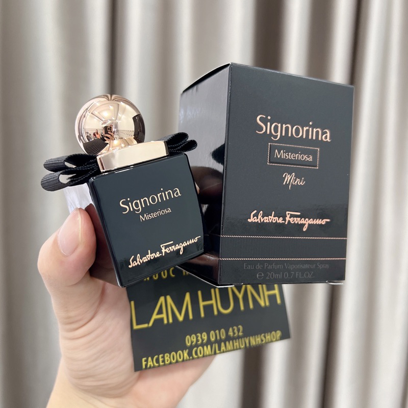 Nước hoa mini SIGNORINA MISTERIOSA đen 5ml - 20ml