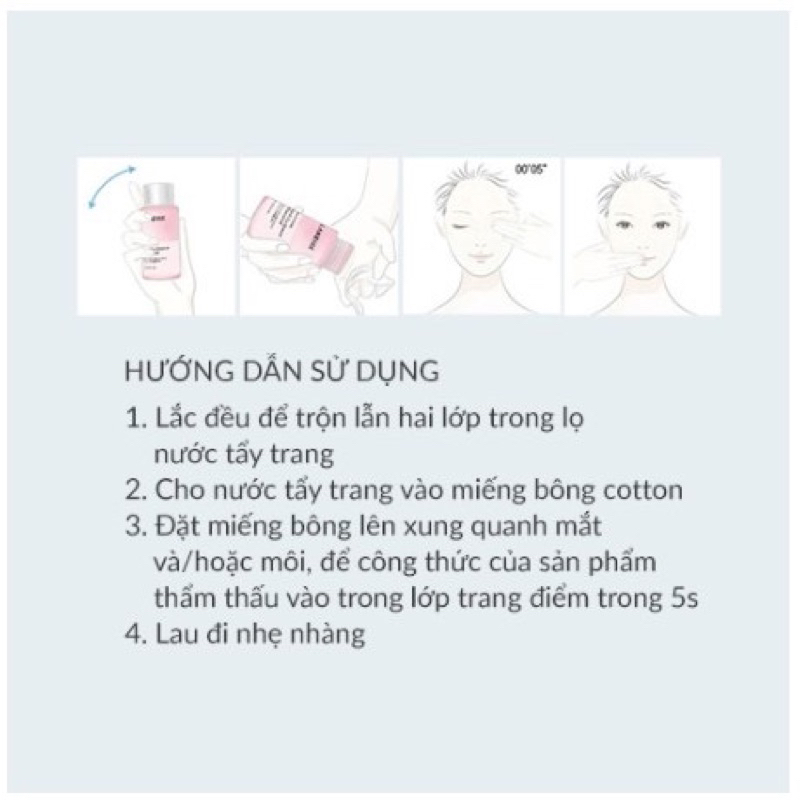 (Mini 25ml) Nước Tẩy Trang Dành Cho Mắt Môi Laneige Lip & Eye Remover Waterproof