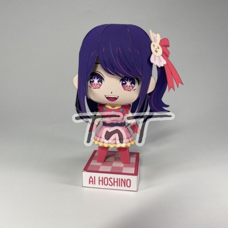 - Mô Hình Giấy Anime Chibi Ai Hoshino