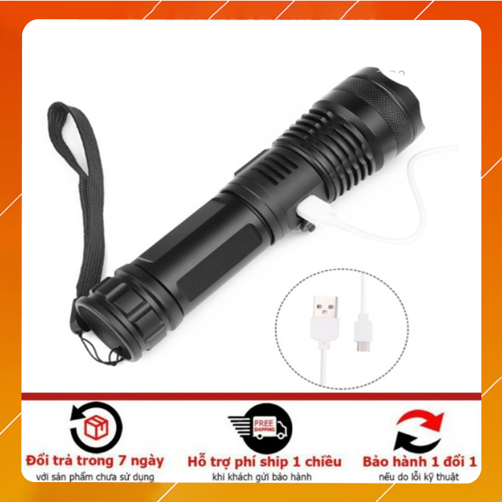 Đèn pin siêu sáng XHP50-Sản phẩm chính hãng -Đèn pin cầm tay
