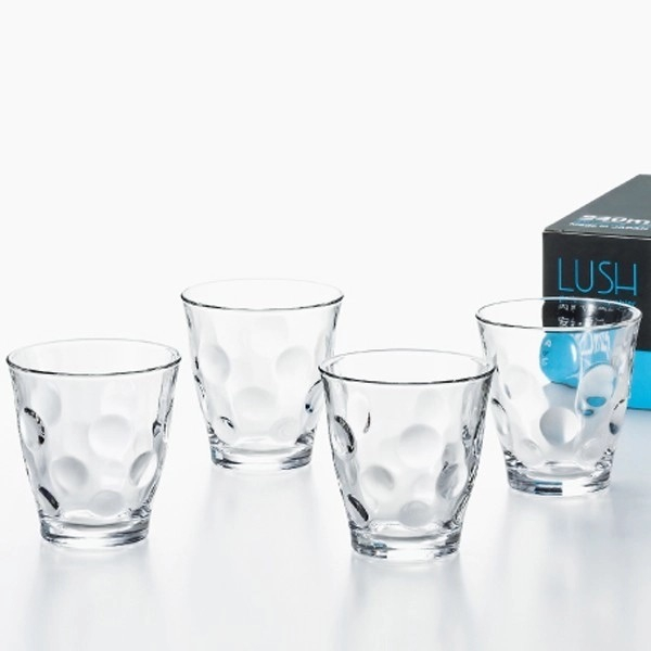 Set 4 cốc thủy tinh hoạ tiết