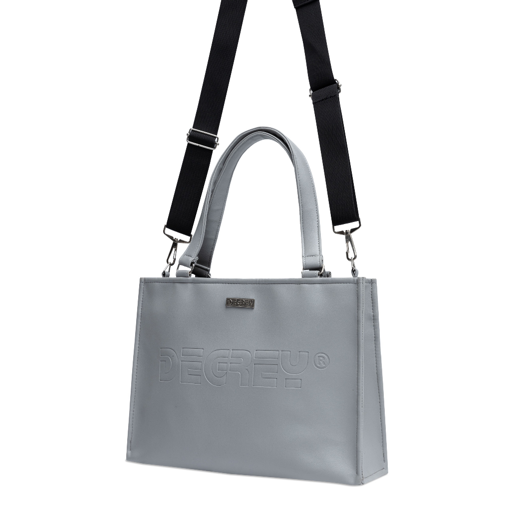 Degrey Leather ToteBook Xám - DLTX