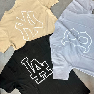 Áo thun new era new york yankees printed oat milk xám áo thun new era chính hãng