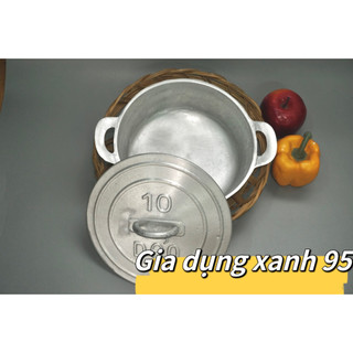 Nồi gang đúc 21cm siêu dầy siêu bóng chất lượng