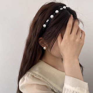 Cài tóc đen đính ngọc đá, sao đá