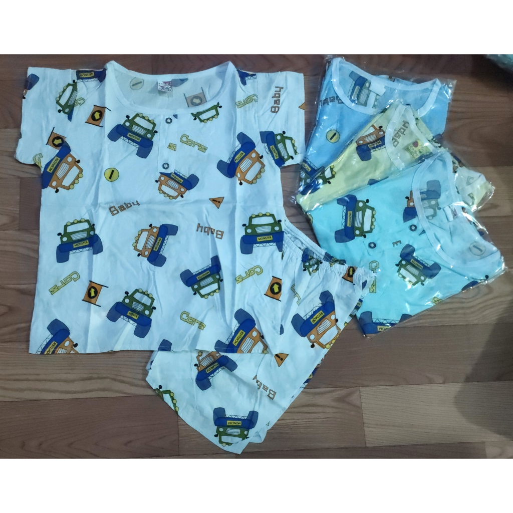 Combo 4 Bộ Tole Bé Trai (18-26kg) (4 bộ 4 màu 4 họa tiết khác nhau)