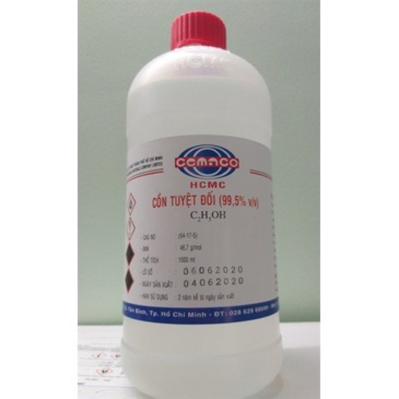 Cồn y tế tuyệt đối 99,5% - cồn ethanol nguyên chất