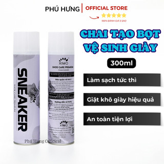 Chai xịt bọt vệ sinh giày Sneaker cao cấp 300ml