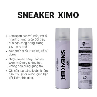 Chai xịt bọt vệ sinh giày Sneaker cao cấp 300ml