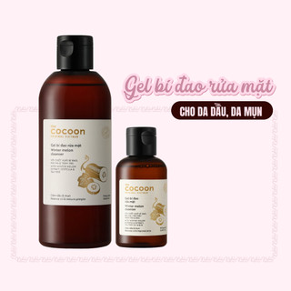 Gel bí đao rửa mặt giảm mụn, dầu nhờn Cocoon Winter Melon Cleanser