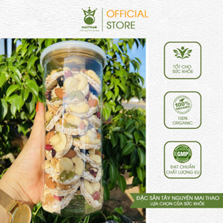 Bánh Macca Mix Hạt Đế Gạo Lứt , bánh mix hạt healthy bánh gạo lức ăn kiêng, thanh hạt gạo lứt ăn sáng