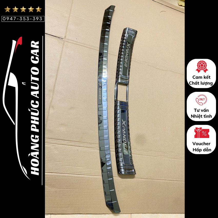 Ốp chống trầy cốp trong, ngoài (Xpander/Xpander Cross) 2018-2023 chất liệu TITAN