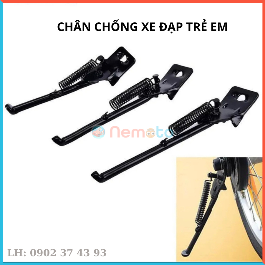 Chân chống xe đạp đủ size, cao cấp 12-14-16-18-20-24-26in