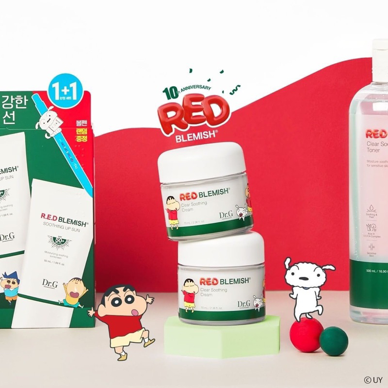 Kem dưỡng Dr.G DrG Red Blemish Clear Soothing Cream 70ml (Bill Hàn)