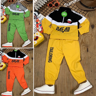 Bộ thun tay dài quần dài Sumikids cho bé trai size đại cồ