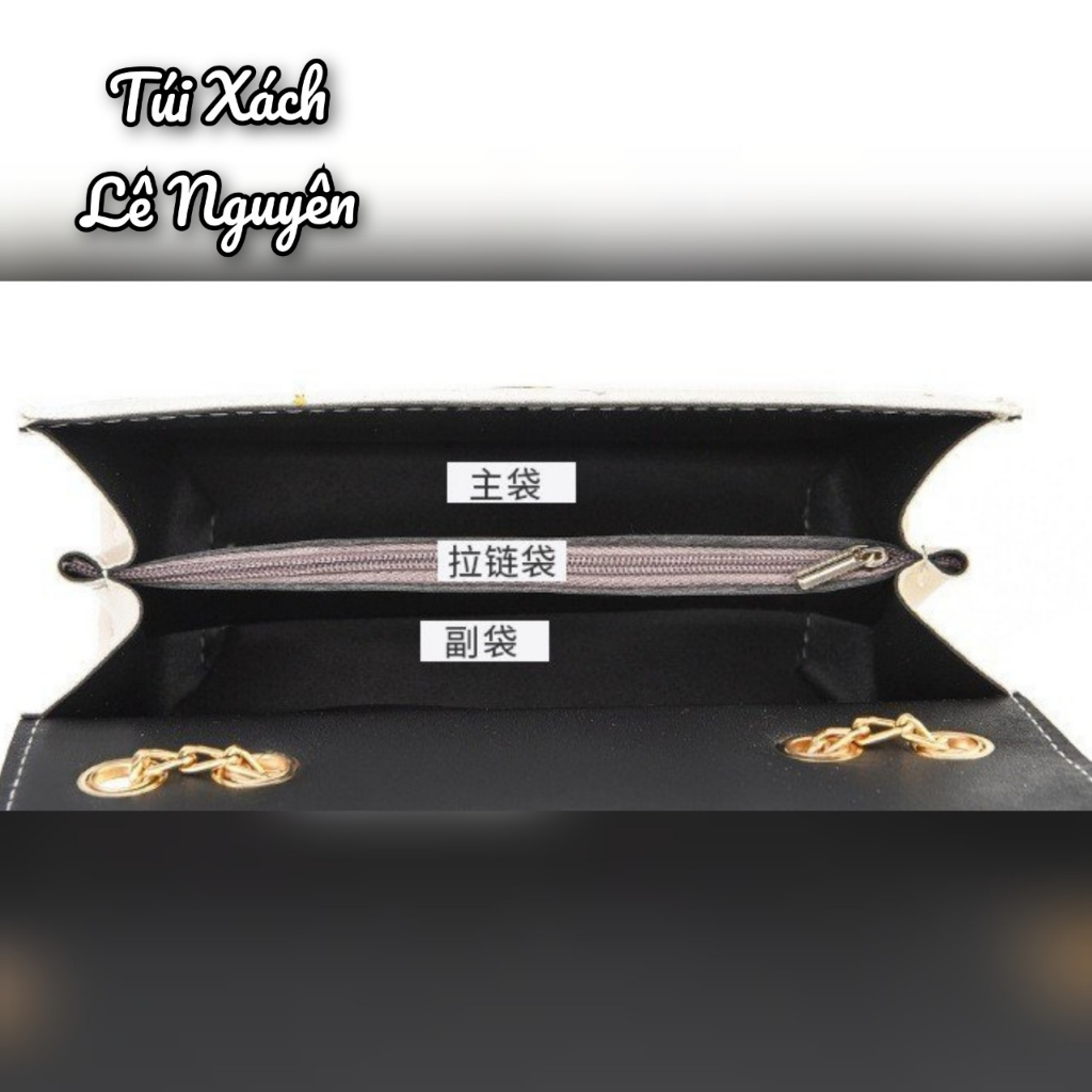 Túi Xách Nữ Đeo Chéo Đeo Vai Da Trơn Phong Cách Thời Trang QC - K12