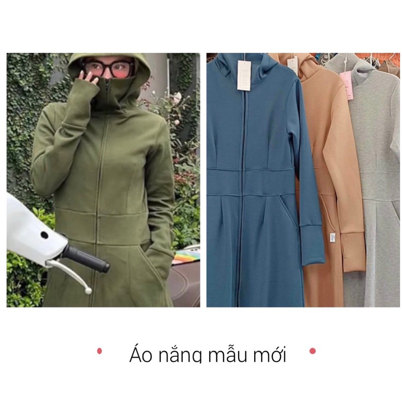 Áo nắng Dài vải Umi Cotton