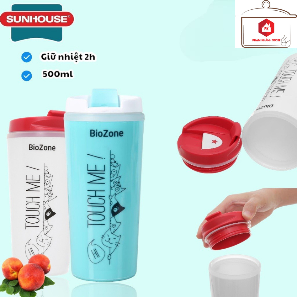 BÌNH NHỰA ĐỰNG NƯỚC BIOZONE SUNHOUSE 500ML