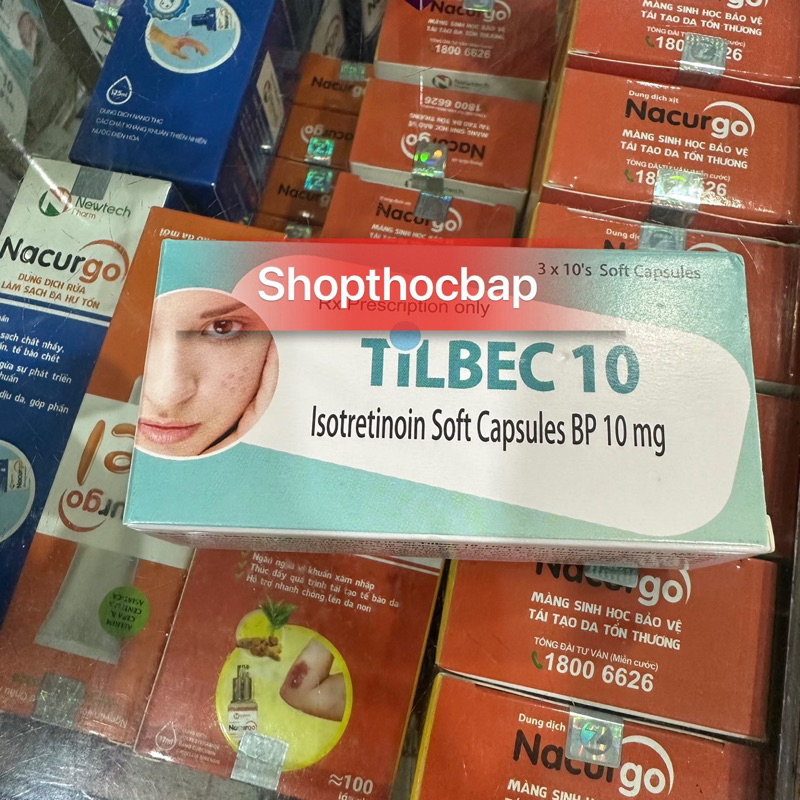 TILBEC 10mg VIÊN UỐNG NGỪA MỤN (30 viên)