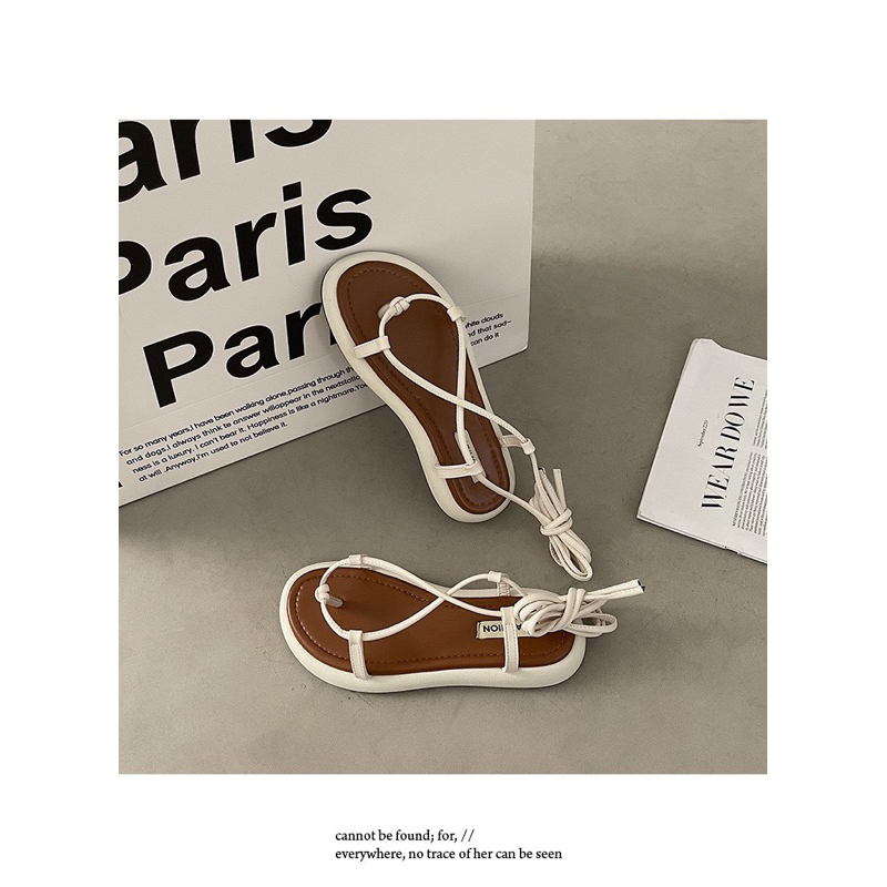 SANDAL DÂY CHÉO ĐỘN ĐẾ CAO 3CM 🌎