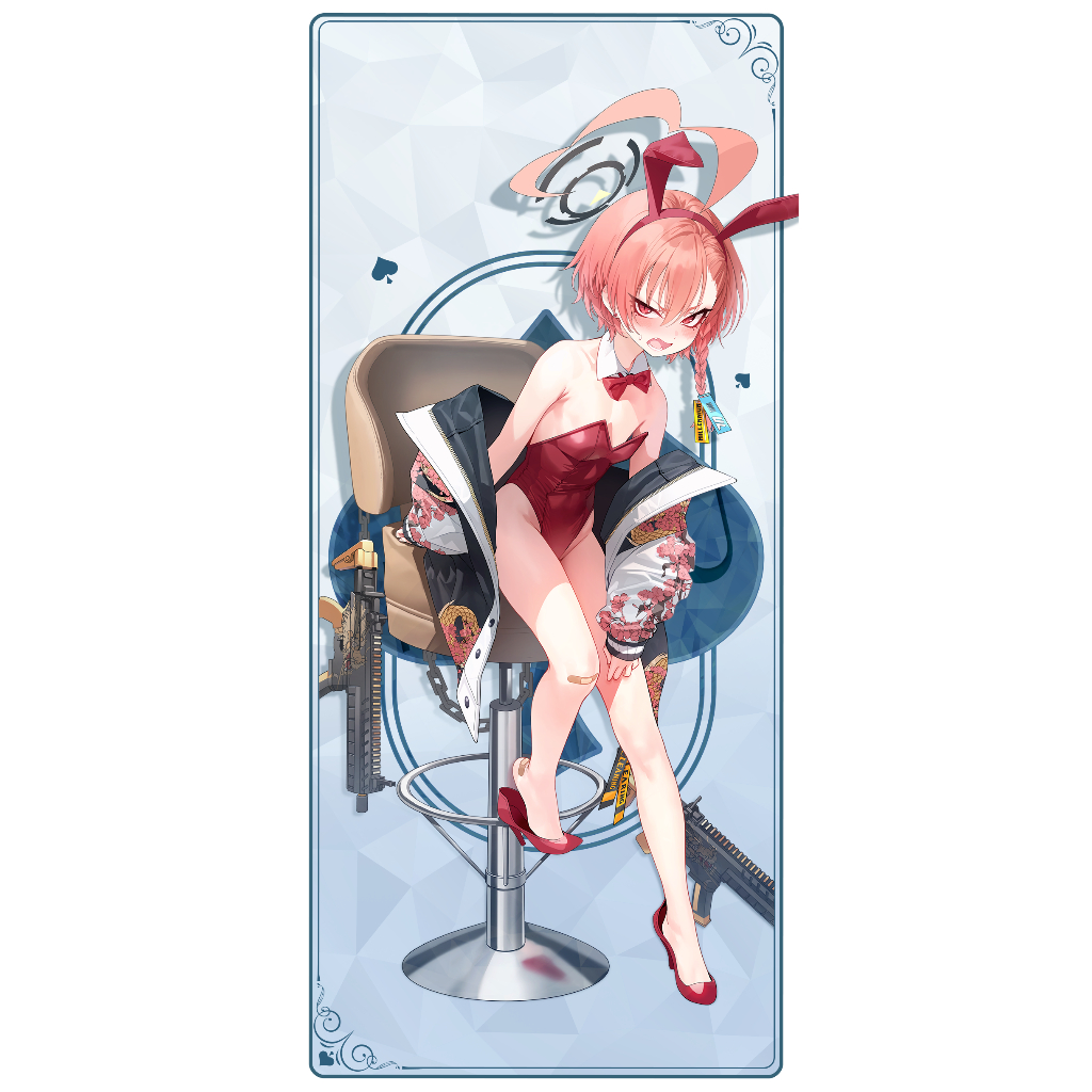Photocard Blue Archive Bunny C&C Size Lớn Bản Official Digital Merch.