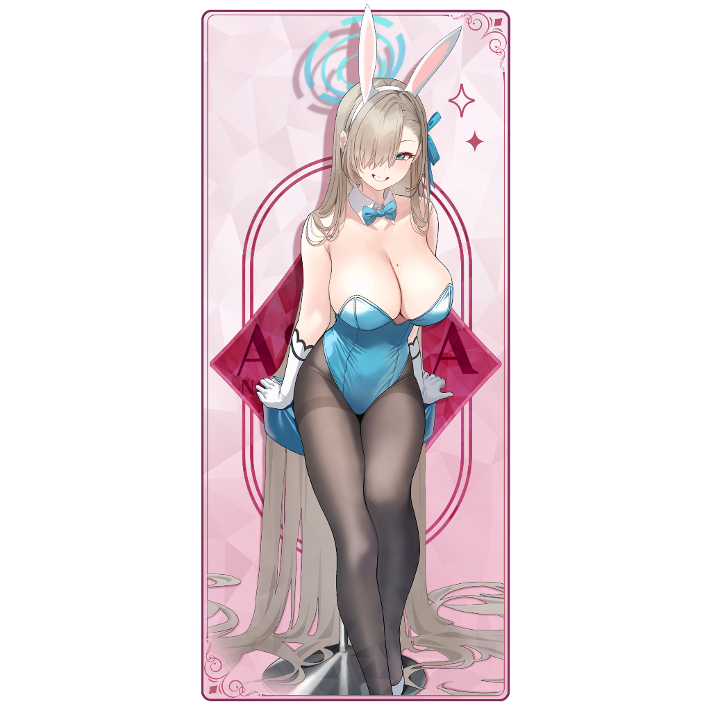 Photocard Blue Archive Bunny C&C Size Lớn Bản Official Digital Merch.