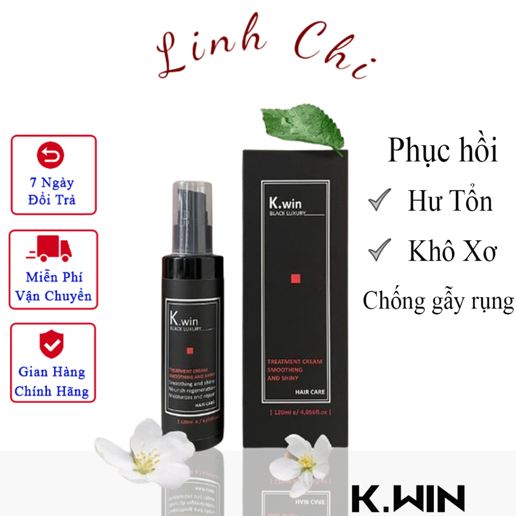 Tinh Dầu Dưỡng Tóc Khô Kwin black luxury 120ml Mềm Mượt Phục Hồi Tóc Hư Tổn