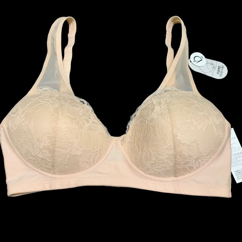 36D/40D Áo Lót Ngực Bra Không Gọng Mút Vừa Phối Ren DAIZ Hàng Xuất Hàn Xịn Cao Cấp Chất Mịn Thoáng Siêu Đẹp Nude