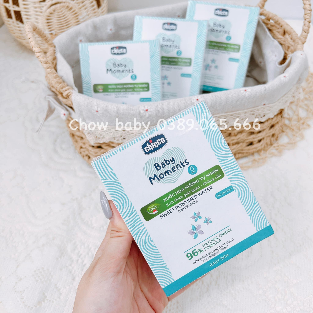 Nước hoa hương tự nhiên 0M+ Chicco