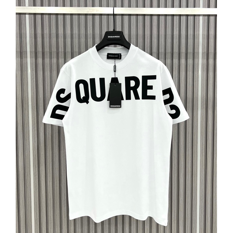 Áo thun DSQUARED2 biglogo lan tay cao cấp 100% cotton 2c nam nữ