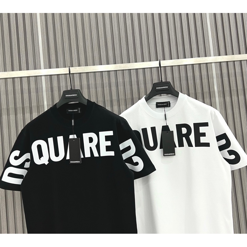 Áo thun DSQUARED2 biglogo lan tay cao cấp 100% cotton 2c nam nữ