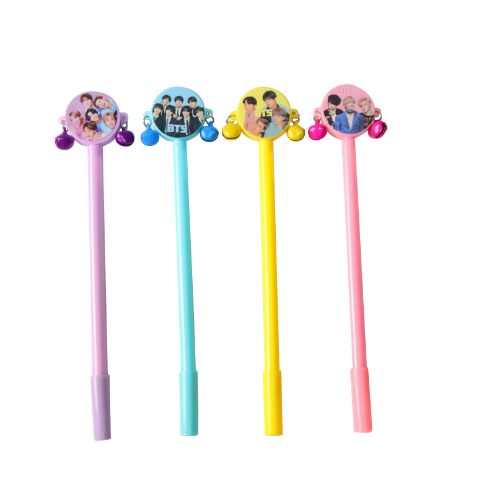 Bút Bi Viết Hàn Quốc BTS Tạo Hình Lục Lạc Siêu Độc Đáo - Bút Bi Viết Văn Phong Mực Đen