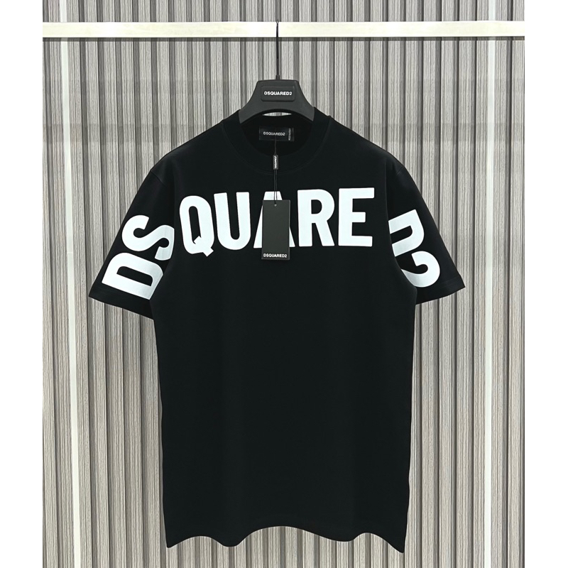 Áo thun DSQUARED2 biglogo lan tay cao cấp 100% cotton 2c nam nữ