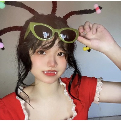 Băng đô cài tóc hóa trang dịp lễ Halloween, tóc giả màu đen cute vui nhộn cho nữ.